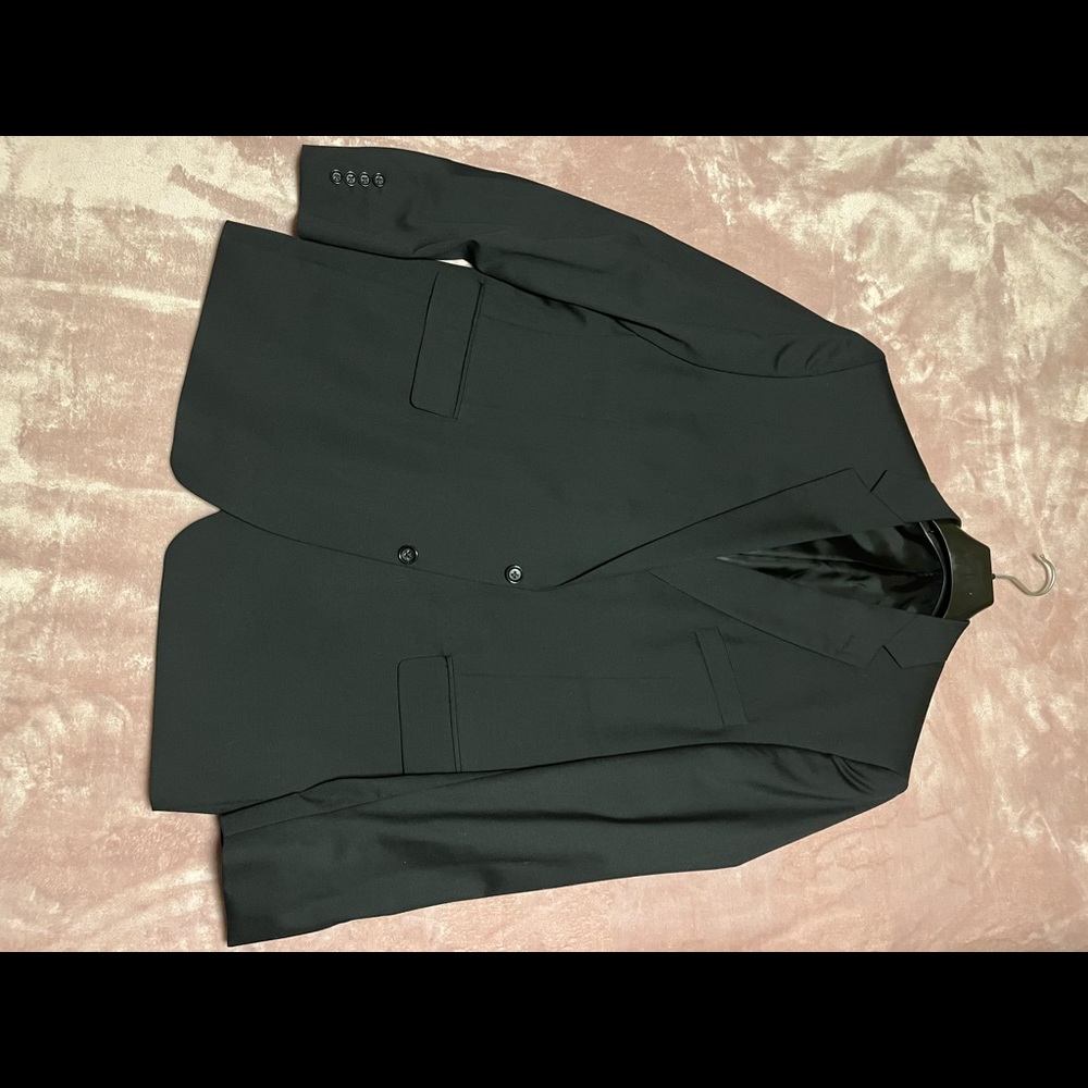 Stanford black suit jacket size 52L